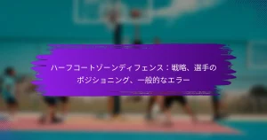 ハーフコートゾーンディフェンス：戦略、選手のポジショニング、一般的なエラー