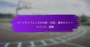 ゾーンディフェンスの分析：内訳、選手のフィードバック、調整